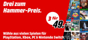 MediaMarkt.de: 3 Games für 49€ [Playstation, XBox, Switch & PC] 15.05. – 26.05.2019