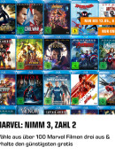 Amazon.de: 3für2 auf Marvel Filme (03.05. – 15.05.2019)