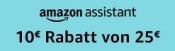 Amazon.de PRIME: Amazon Assistant installieren und 10€ Rabatt bei Einkauf ab 25€ MBW bekommen