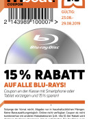 Mueller.de: 15% Rabatt auf alle Blu-rays (23.08.-29.08.19)