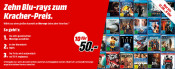 Amazon kontert MediaMarkt.de: 10 Blu-rays für 50 EUR (bis 12.08.19)