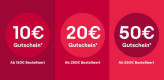 Ebay.de: Gutschein Aktion – 10€ ab 150€, 20€ ab 250€ und 50€ ab 550€