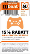 [Offline] Müller: 15% Rabatt auf alle Switch/Wii Spiele (gültig vom 06.09.-12.09.2019)