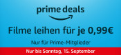 Amazon Prime Deals: Filme leihen für je 0,99€ (bis 15.09.2019)