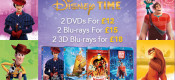 Zoom.co.uk: Disney Time – 2 Blu-rays für £15 und 2 3D Blu-rays für £18