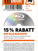 Müller: 15% Rabatt auf ALLE Blu-rays vom 11.10. – 17.10.2019