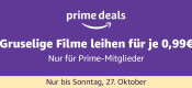 Amazon Prime Deals: Über 600 gruselige Filme leihen für je 0,99€ (Nur bis Sonntag, 27.10.2019)