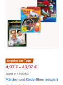 Amazon.de: Black Friday Woche Tag 28.11.19 – Märchen und Kinderfilme reduziert z.B. Hotel Transsilvanien 1 -3 Blu-ray Collection für 9,97€ + VSK