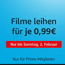 Amazon Prime Deals: Filme für 0,99€ leihen (Nur Prime-Mitglieder)