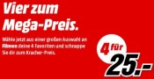 MediaMarkt.de: 4 für 25€ [3D Blu-rays]