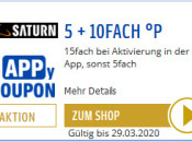 Payback.de/MediaMarkt.de: 10 fach Coupon bei Media Markt (Nur heute gültig)