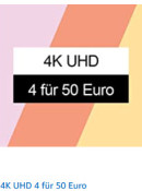 Amazon.de: 4 x 4K UHD für 50€ bzw. 4 x Blu-ray für 30€ inkl. VSK (bis 07.02.21)