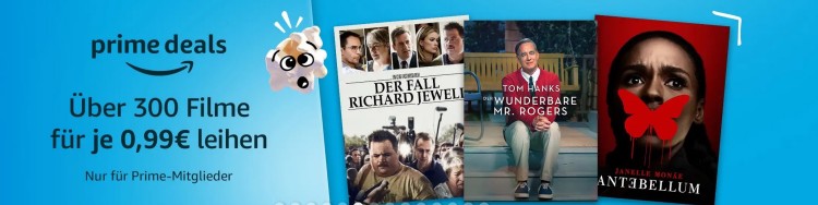 Amazon Video: Über 300 Filme leihen für je 0,99€ (Nur Prime Mitglieder)