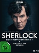 Amazon.de: Sherlock – Die kompletten Staffeln 1-4 & Die Braut des Grauens [Blu-ray] für 34,99€