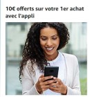Amazon.fr: Amazon App erstmalig verwenden und 10€ Gutschein erhalten