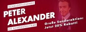 Fernsehjuwelen Shop: Schauspiel Legenden – Peter Alexander. Große Sonderaktion! Jetzt 20% auf ausgewählte Artikel sparen!