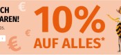 Mueller.de: 10% auf alles 19.05. – 21.05.22