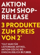 Eröffnung Pandora Film Shop: 3 für 2 Aktion