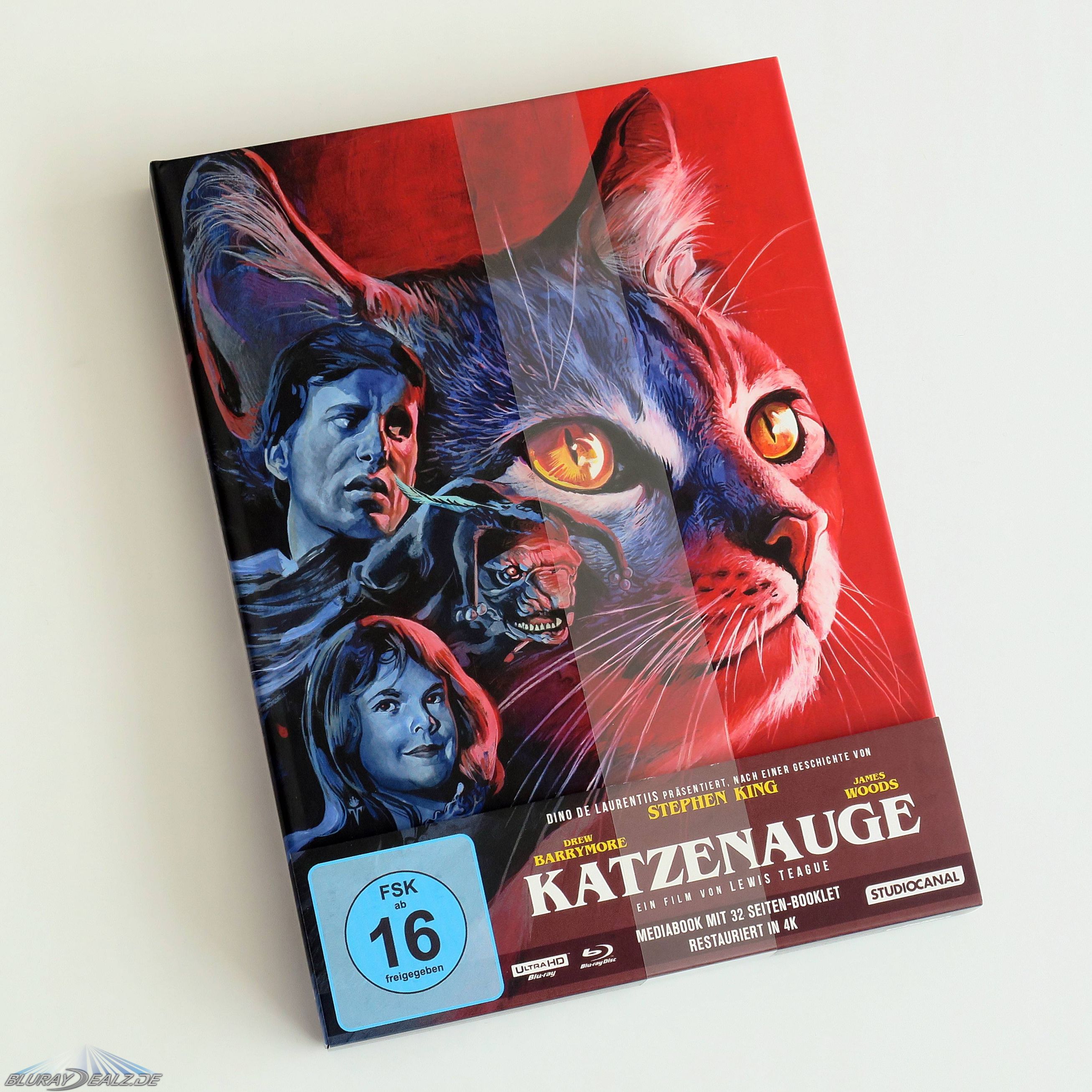 Review] Katzenauge (Mediabook) (4K-UHD + Blu-ray) ›