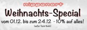 nipponart.de: 10 % Rabatt auf alles (außer Toxic Sushi) gültig bis 24.12.2024